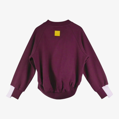 Logo Band Sweatshirt - Prune