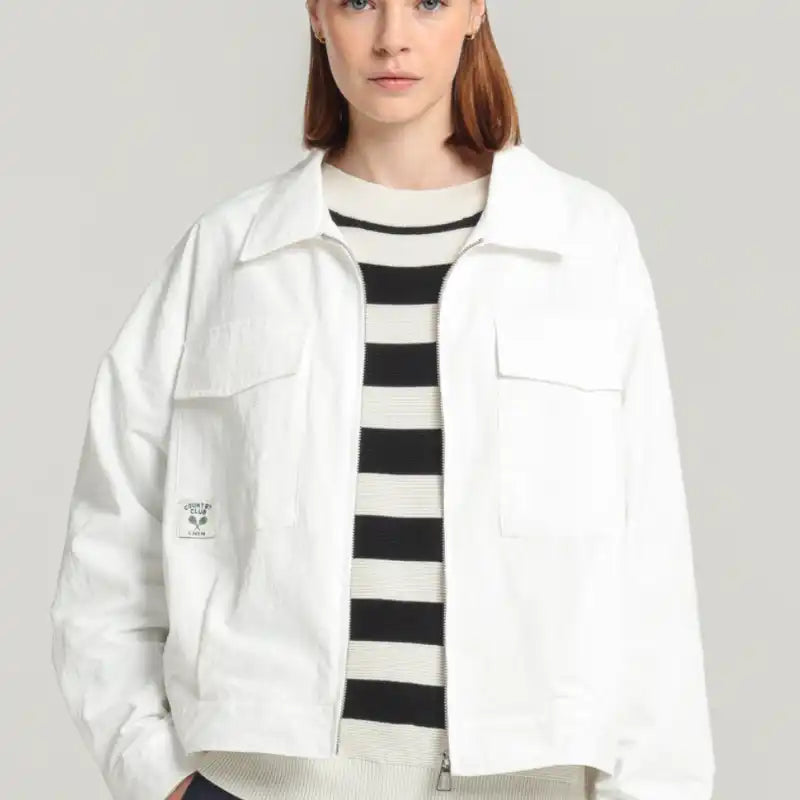 Vaffeta Jacket - Off White