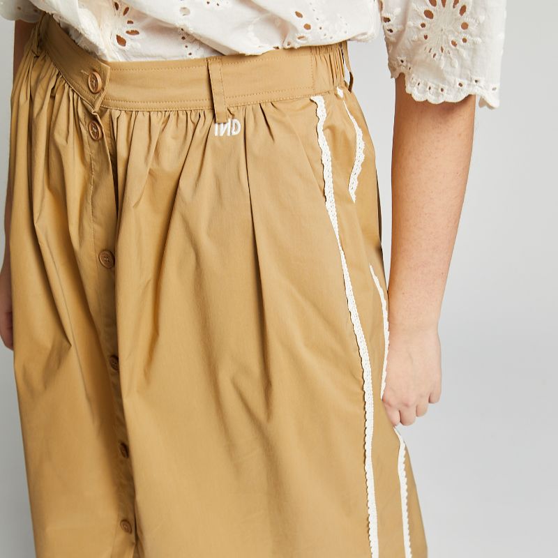 Valduchesse Midi Skirt - Cream