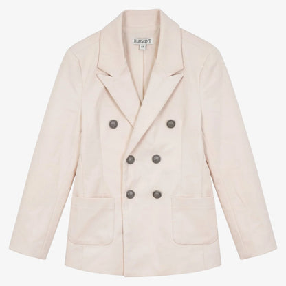 Velvet Blazer - Cream