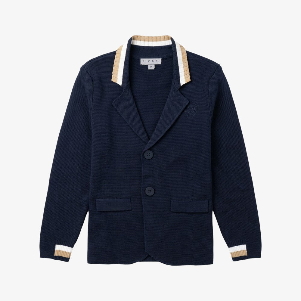 Knit Blazer - Navy