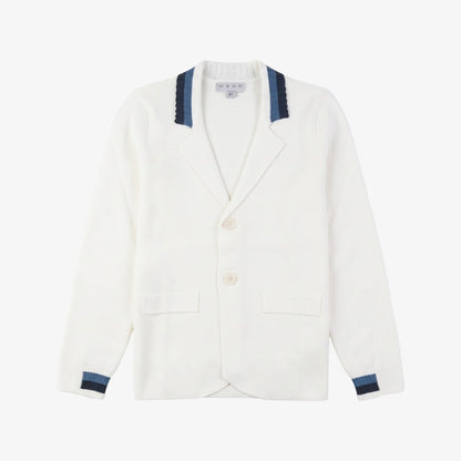 Knit Blazer - White