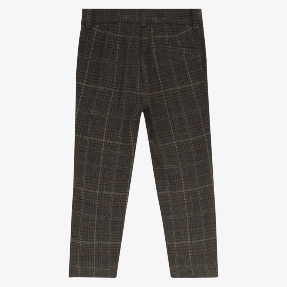 Long Pants - Olive Plaid