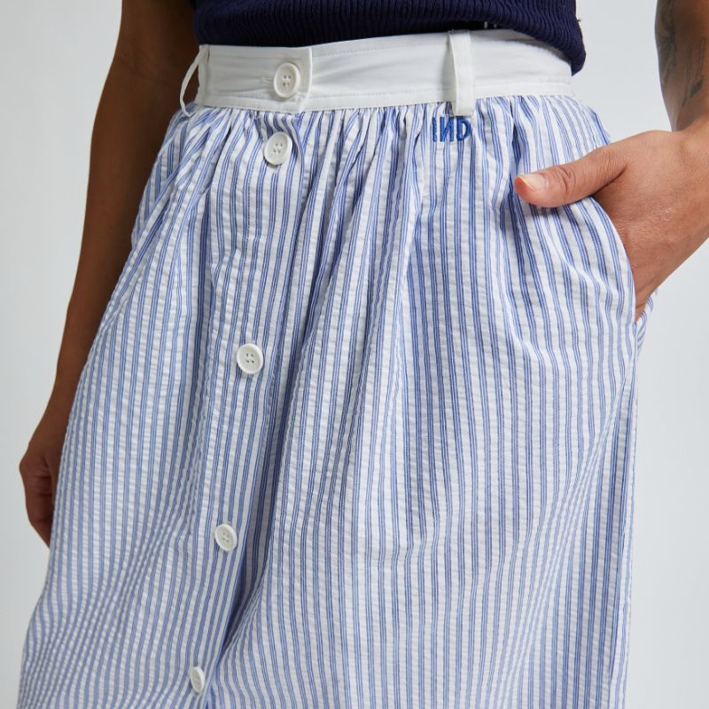 Vasco Midi Skirt - Hydra Blue