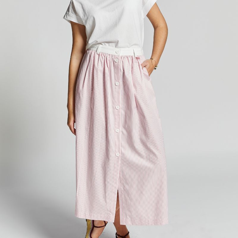 Vasco Midi Skirt - Pink