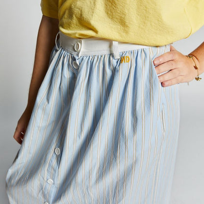 Vasco Midi Skirt - Sky Blue