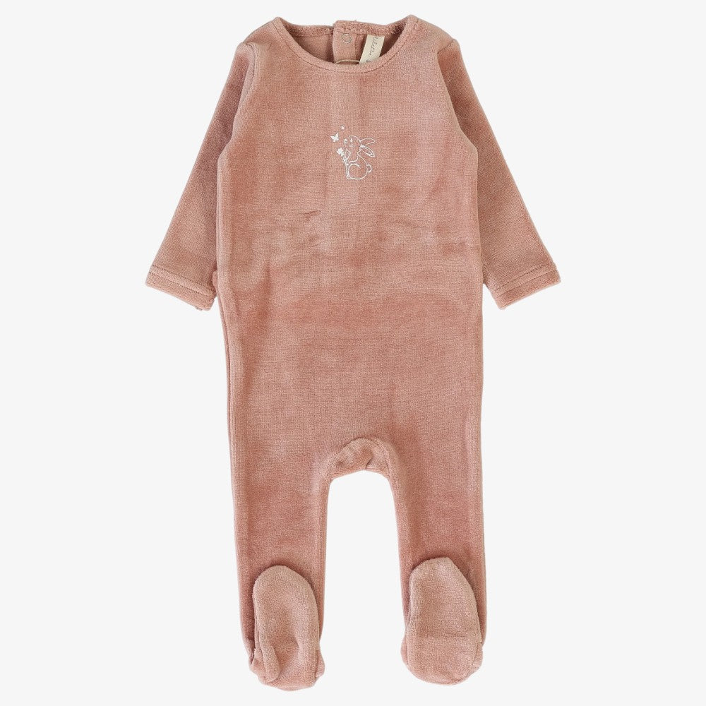 Forest Graphic Footie - Deep Pink