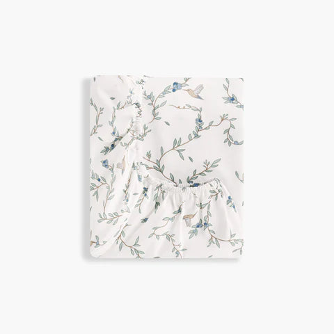 Crib Sheet - Garden Ivory