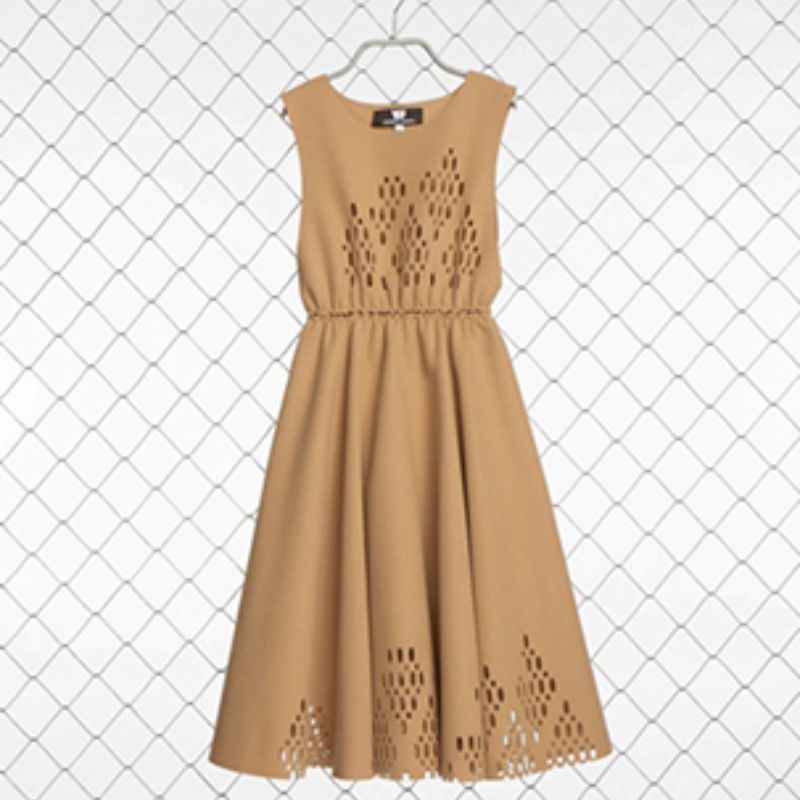 Sweet Brew Dress - Beige