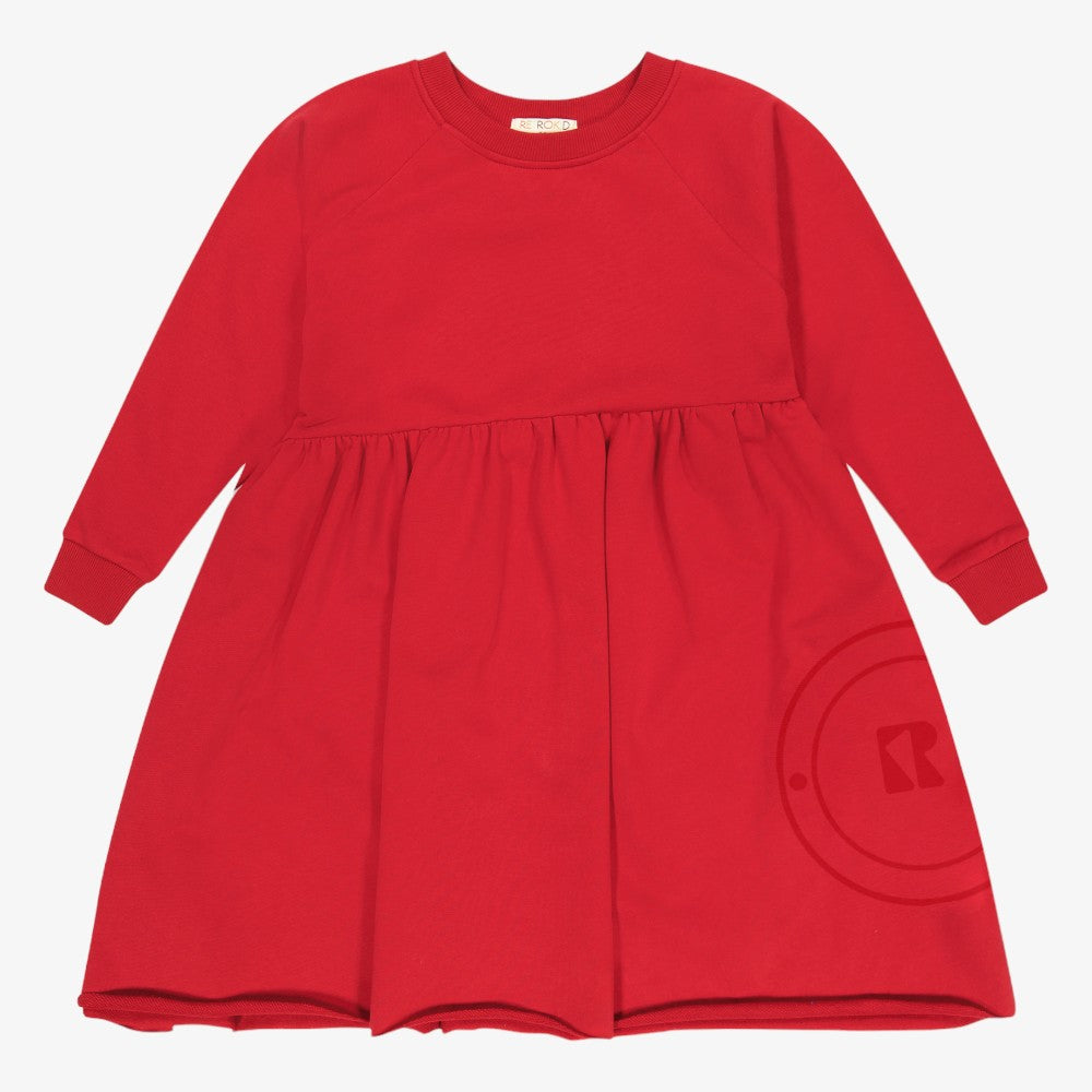 Stamped Twirl Dress - Scarlett