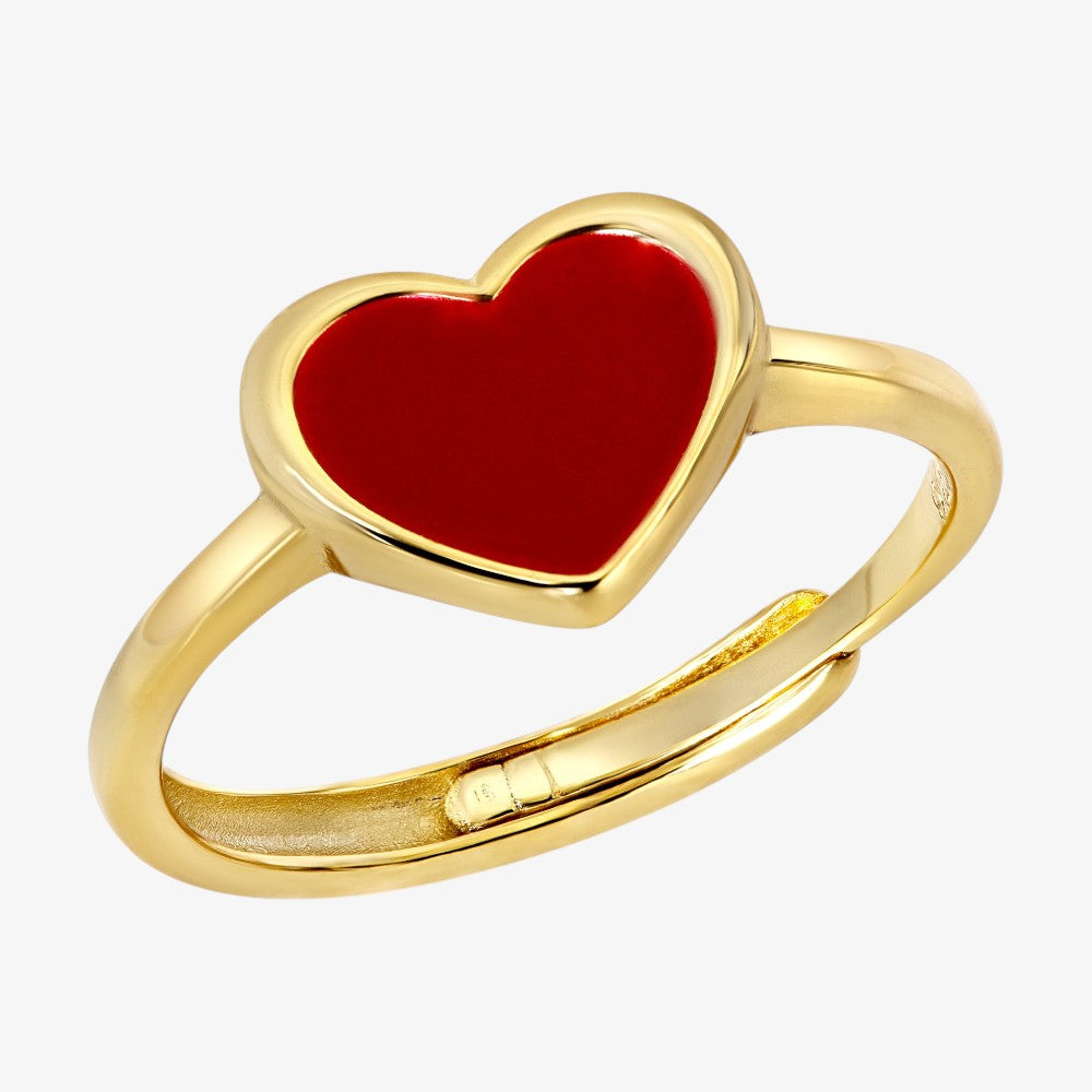 Heart Ring - Red