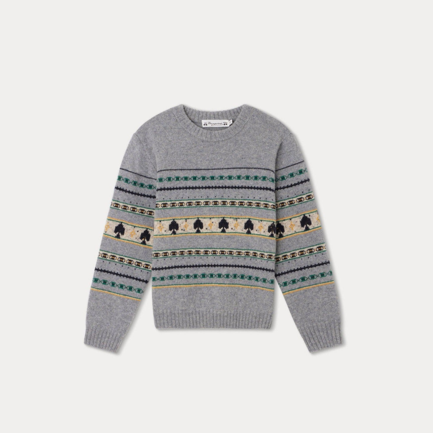 Bonpoint Branco Sweater - Grey/multi