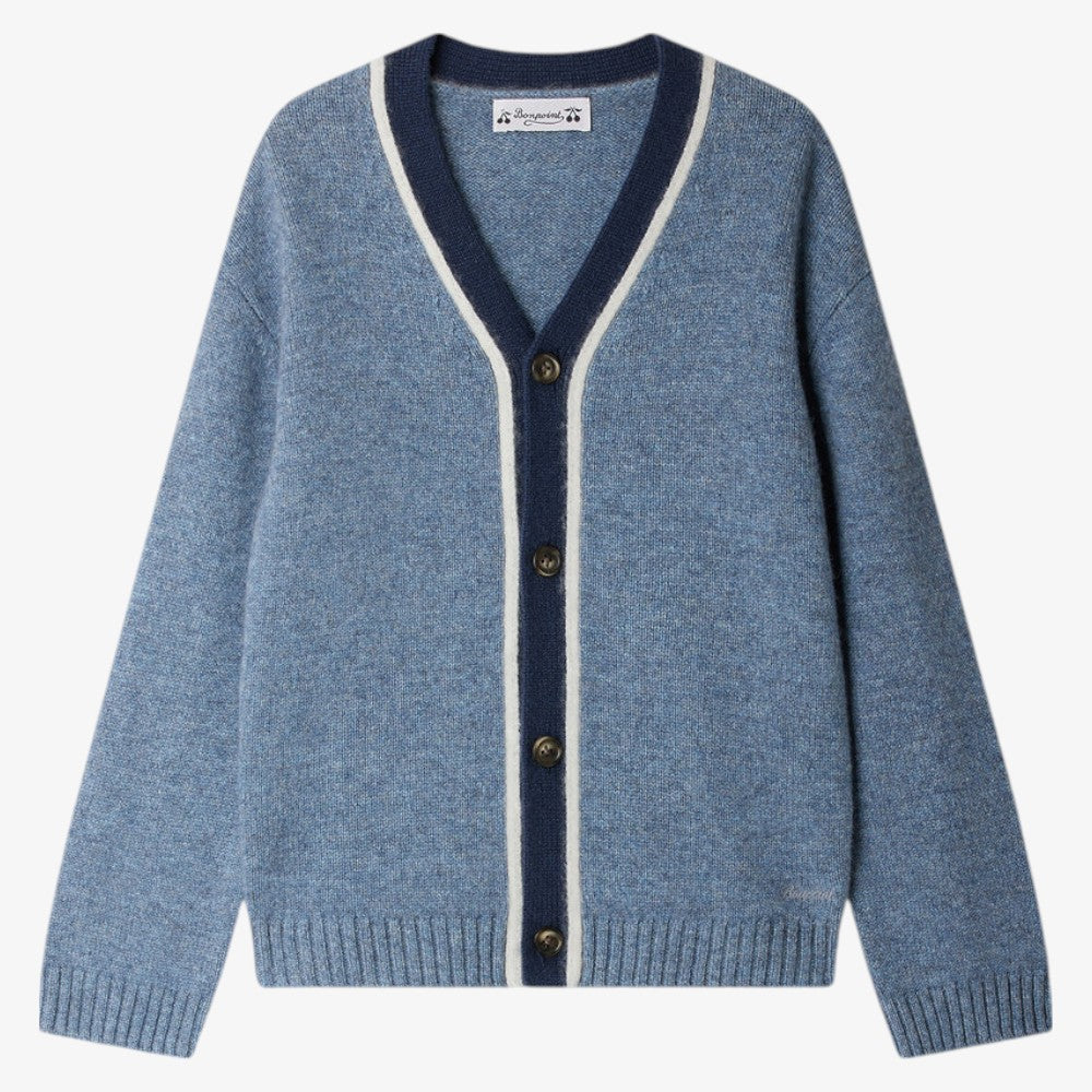Garfield Cardigan - Blue Grey