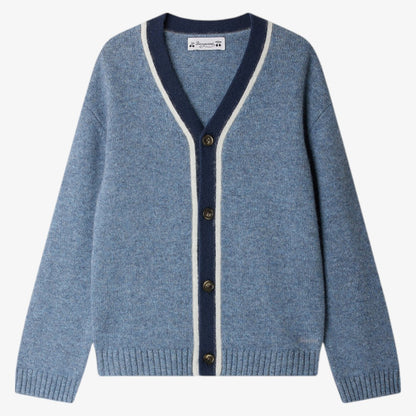 Garfield Cardigan - Blue Grey