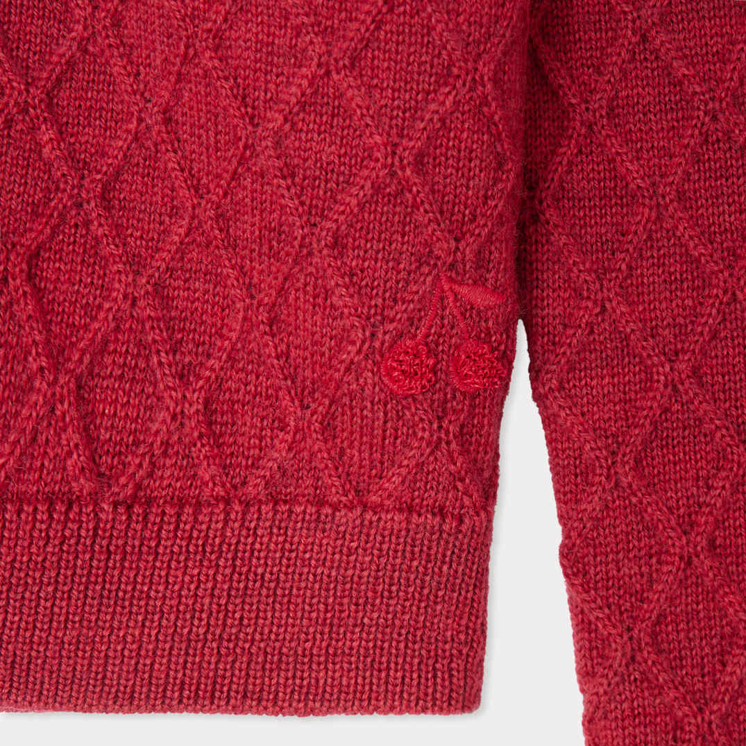 Garancie Cardigan - Cherry