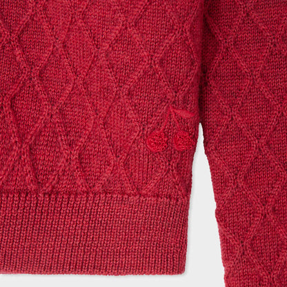 Garancie Cardigan - Cherry