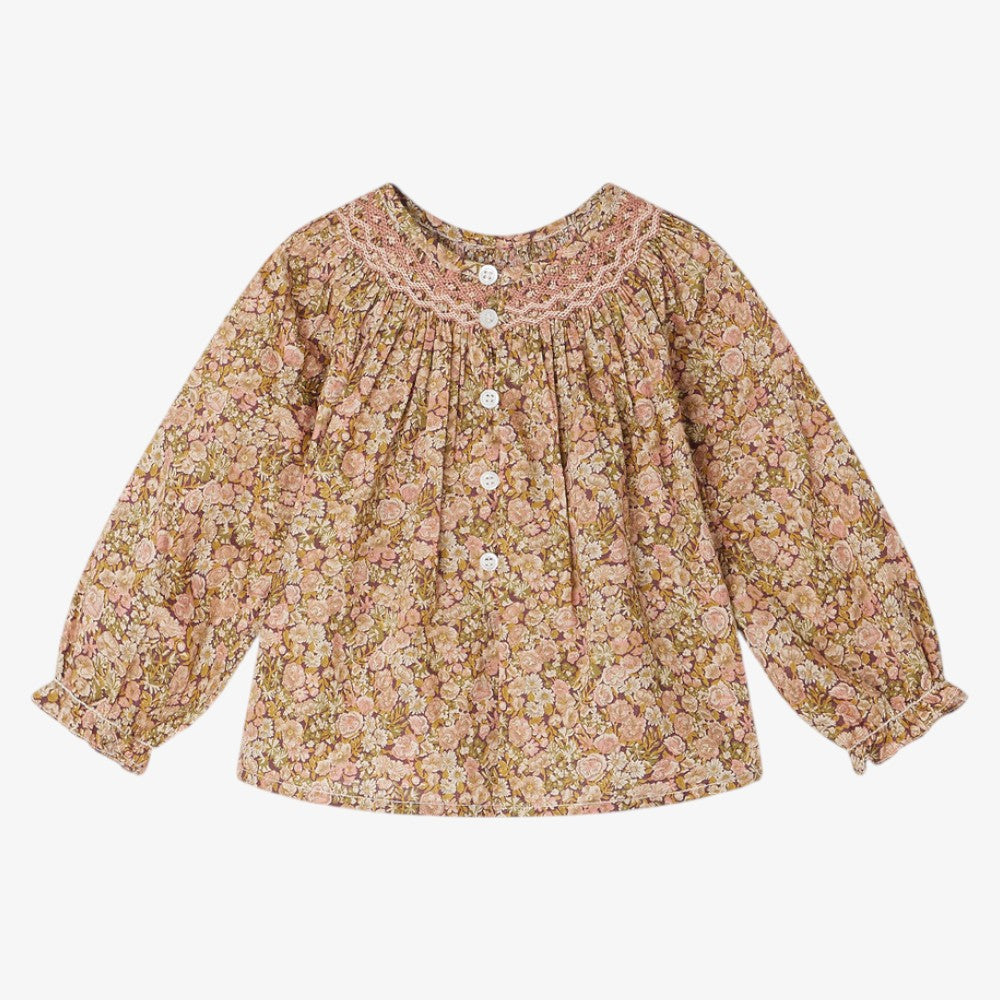 Smocked Blouse - Pink