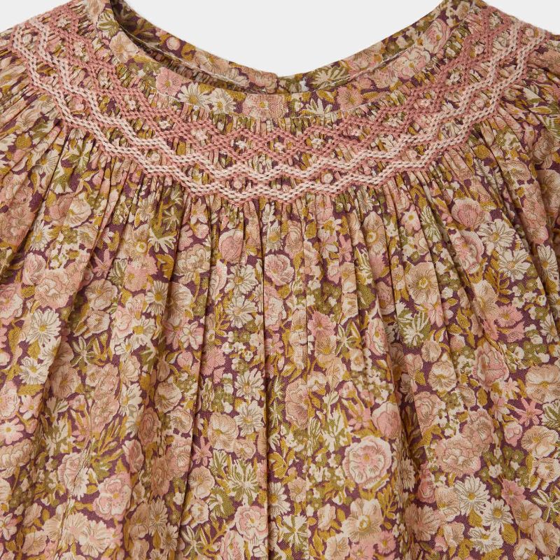 Smocked Blouse - Pink