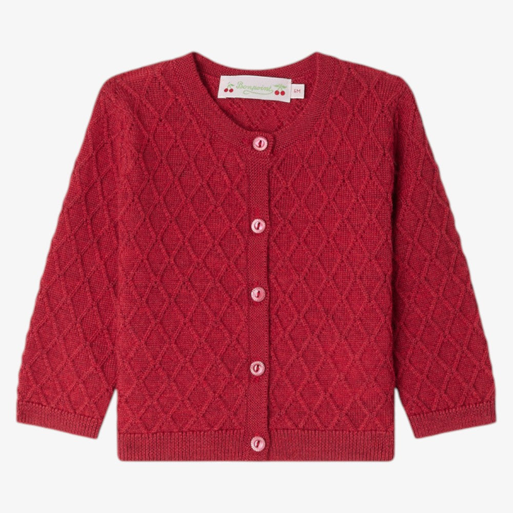 Jarancia Cardigan - Cherry
