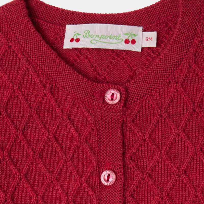 Jarancia Cardigan - Cherry