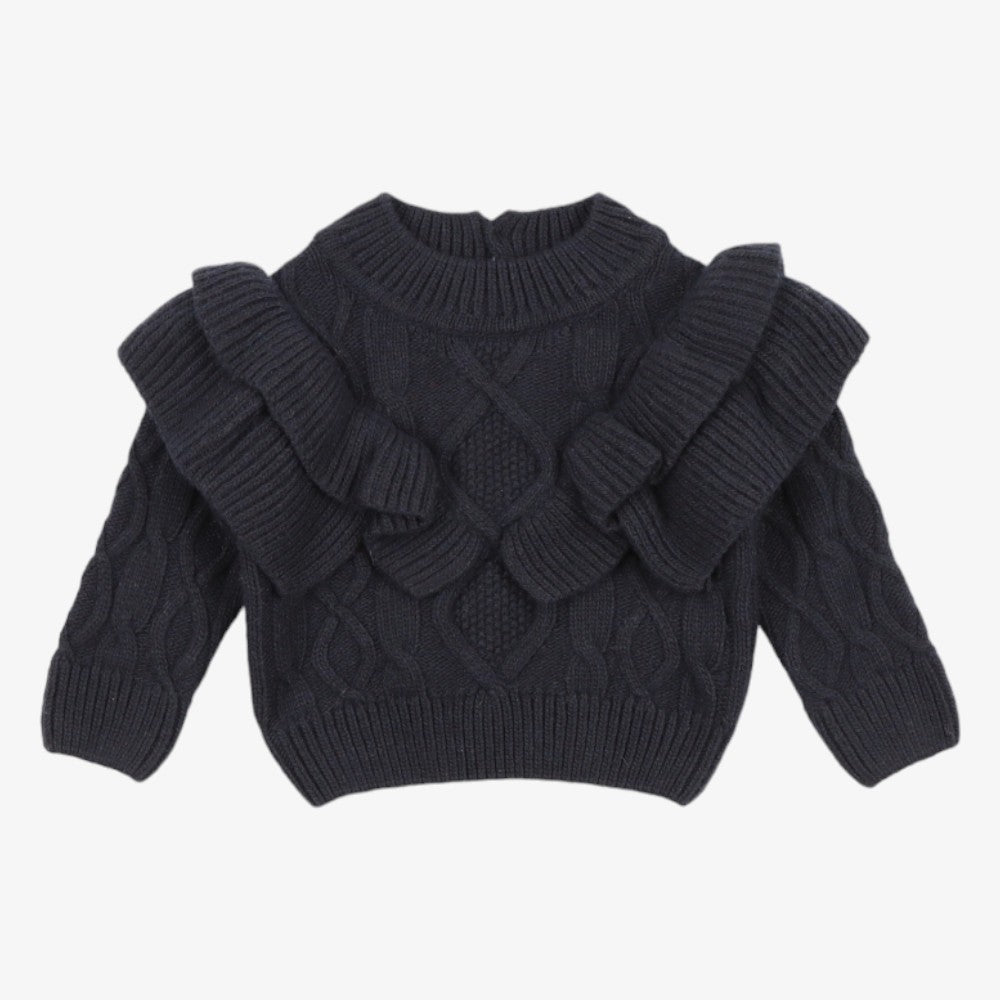 Victoire Sweater And Bloomer - Midnight Navy