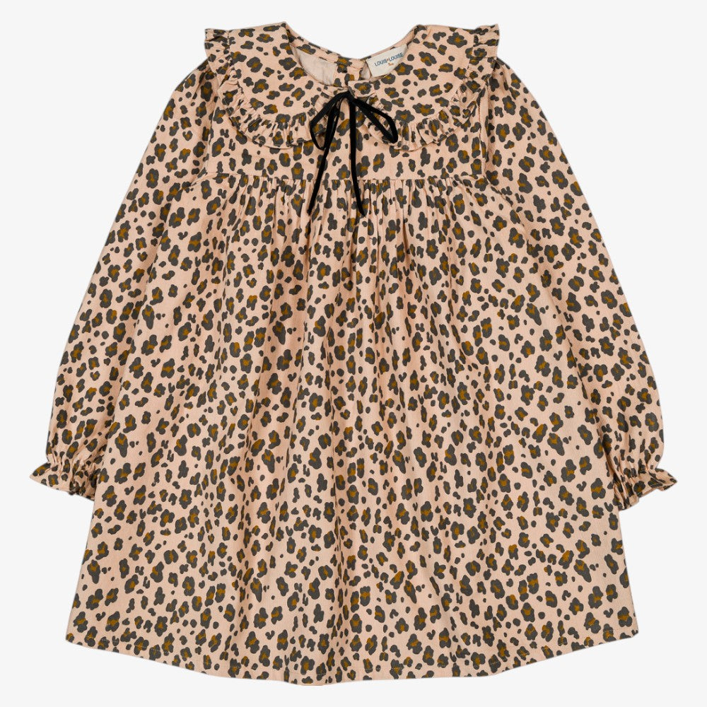 Benjamine Dress - Beige Leopard