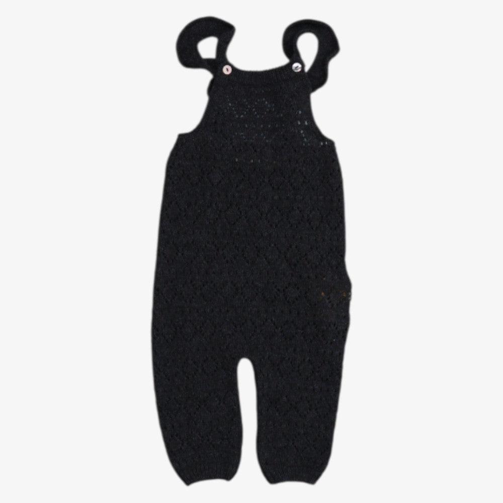 Luna Romper And Cardigan - Dark Grey
