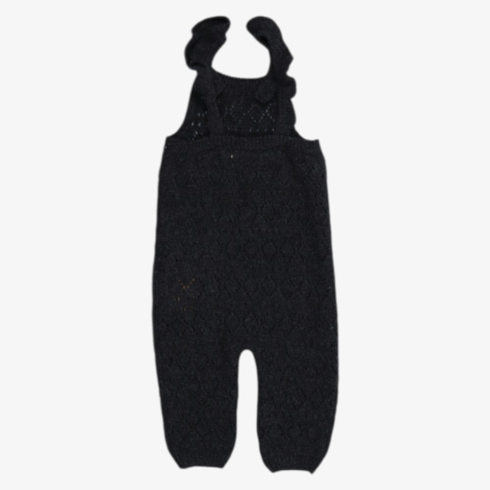 Luna Romper And Cardigan - Dark Grey
