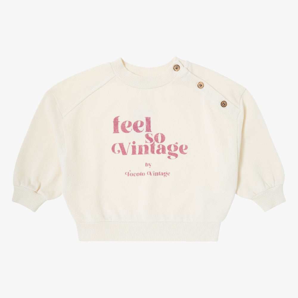 Feel So Vintage Sweatshirt - Off White