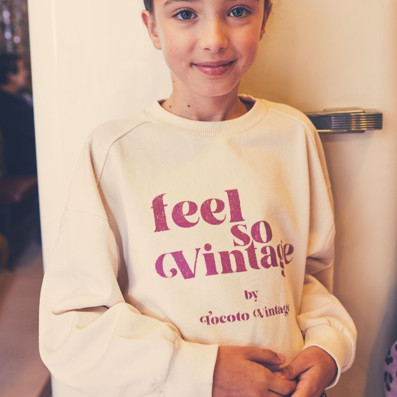 Feel So Vintage Sweatshirt - Off White