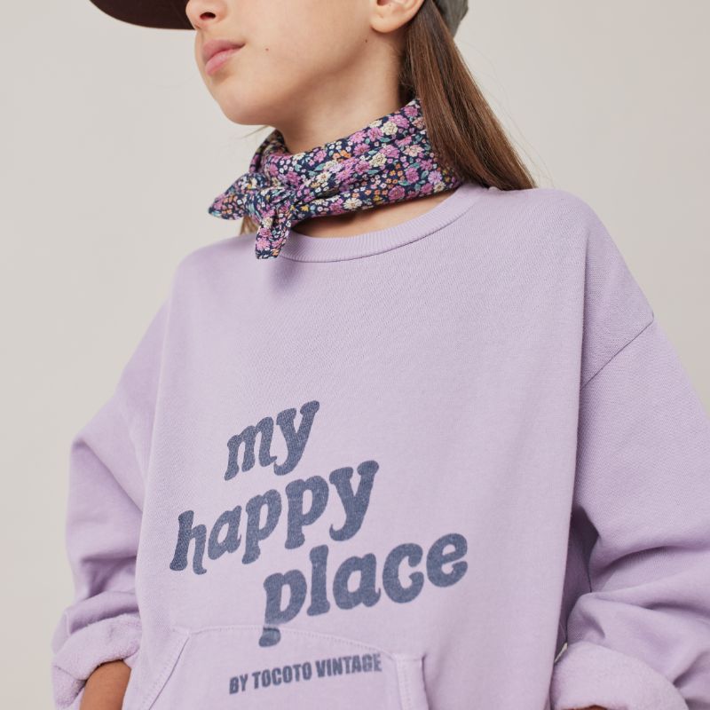 Pocket Sweatshirt - Lilac