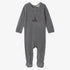Eiffel Tower Footie - Grey