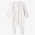 Scallop Footie - Off White