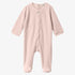 Scallop Footie - Pink