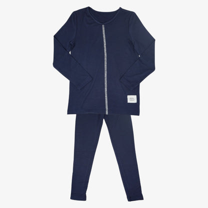 Bamboo Stitch Pajamas - Navy