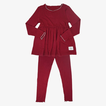 Bamboo Stitch Pajamas - Ruby