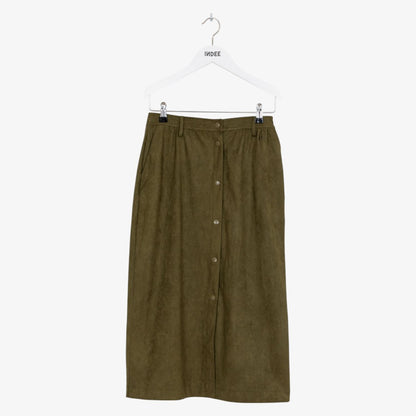 Suede Skirt - Olive