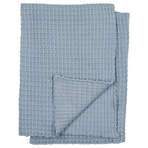 Waffle Knit Blankets - Powder