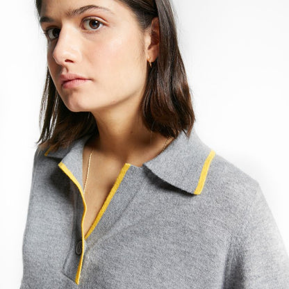 Collar Polo - Grey