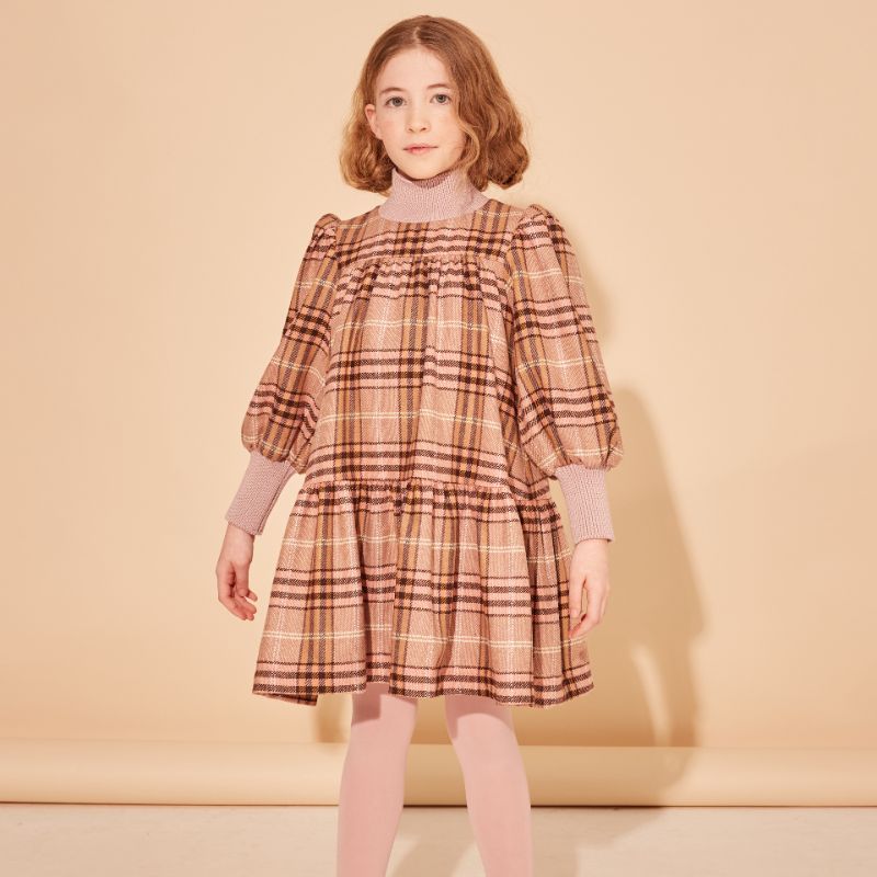 Word Of Mouth Dress - Rose Check