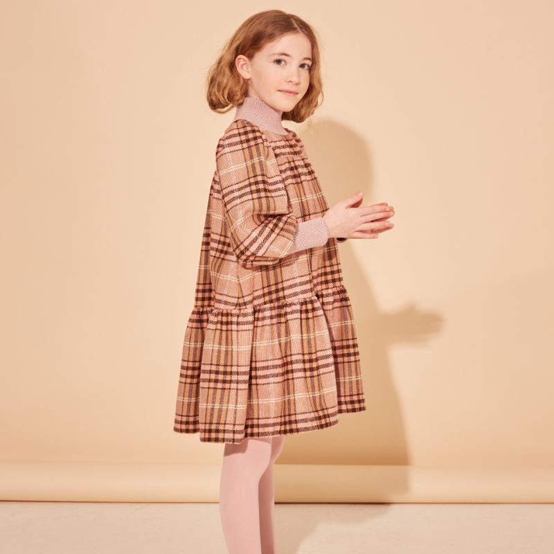 Word Of Mouth Dress - Rose Check