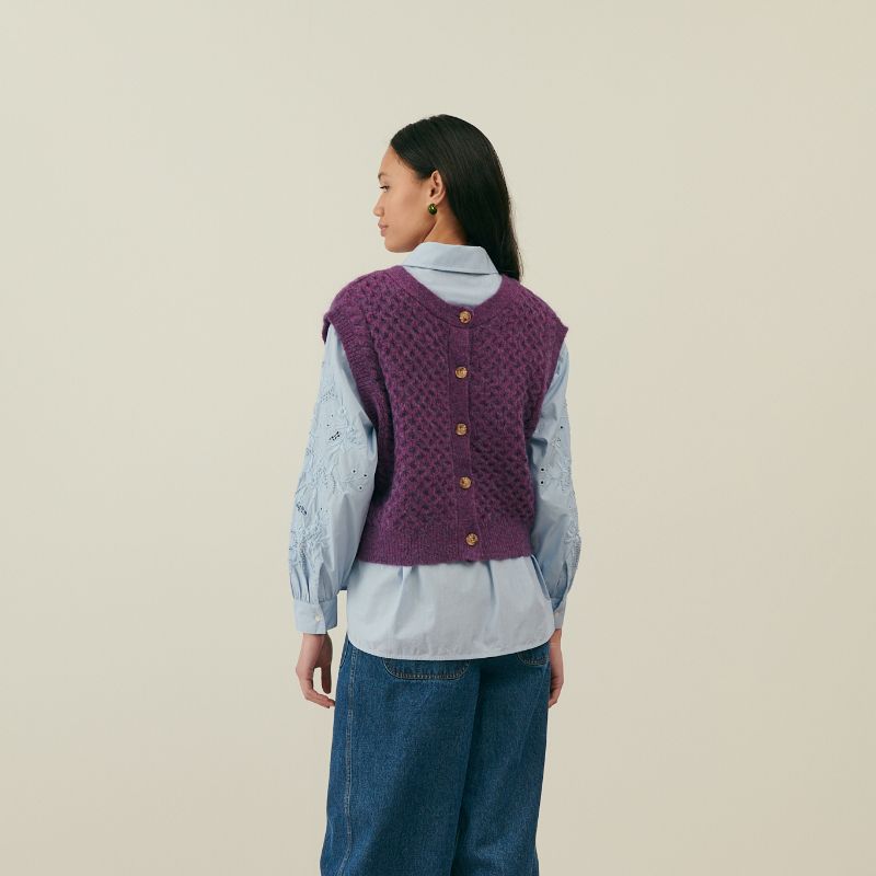 Rany Cardigan - Purple