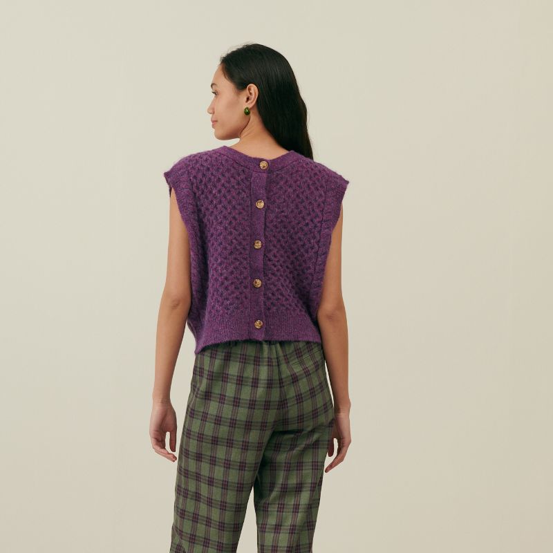 Rany Cardigan - Purple