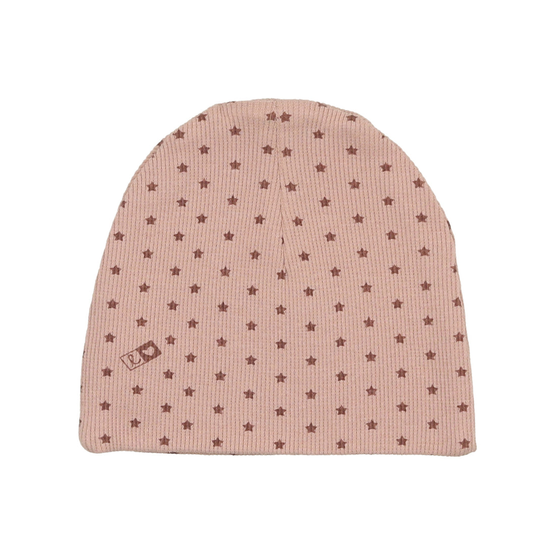 Ribbed Star Beanie - Pink/rose