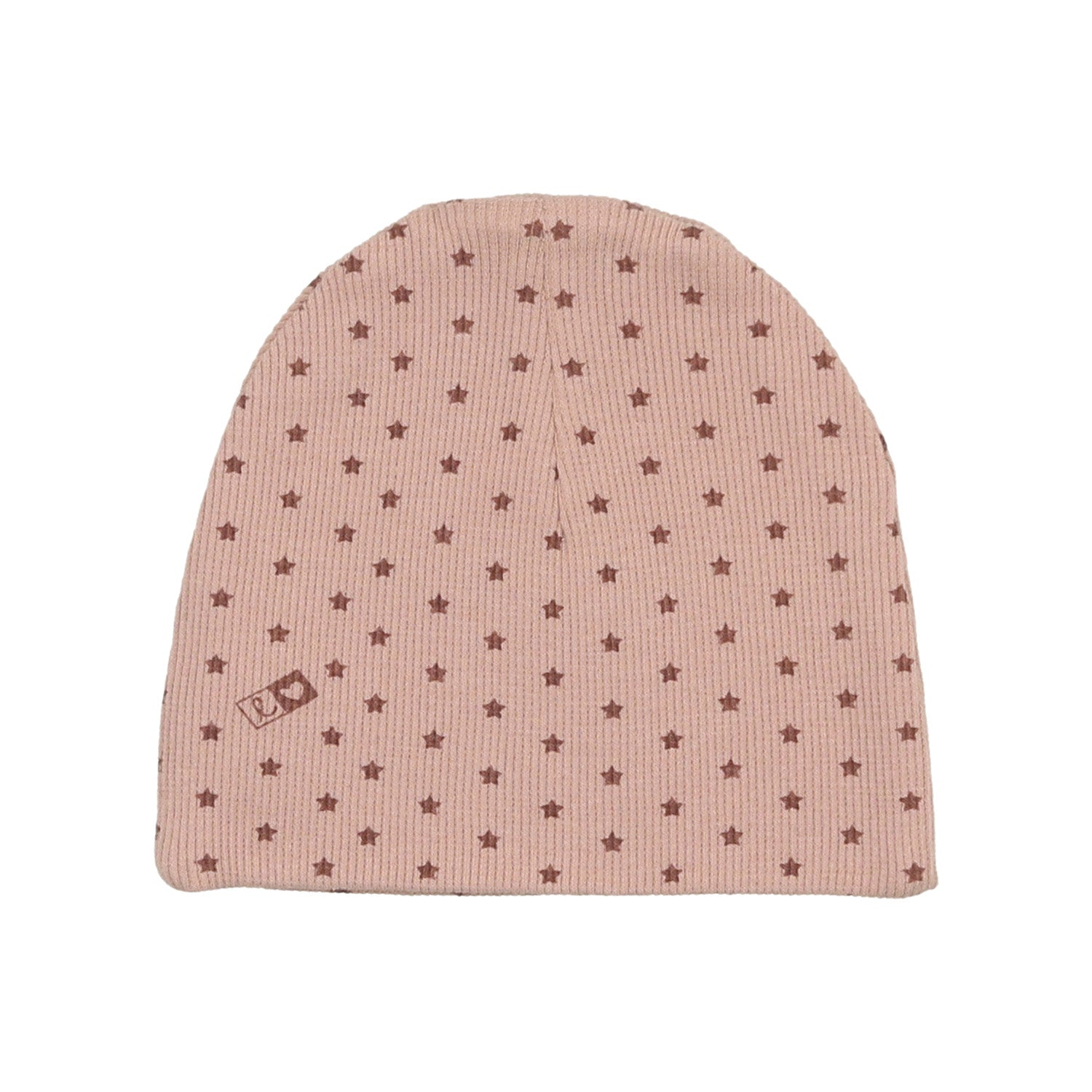 Ribbed Star Beanie - Pink/rose