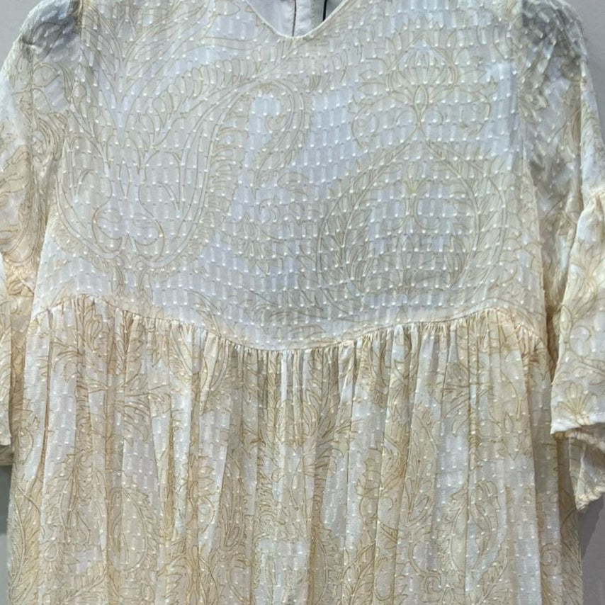 Woven Dress - Beige
