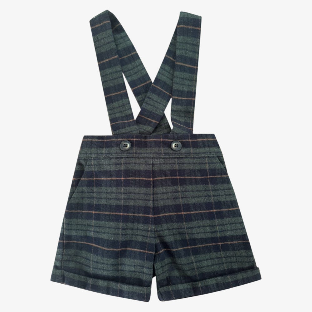 Suspender Pants - Green &amp; Black