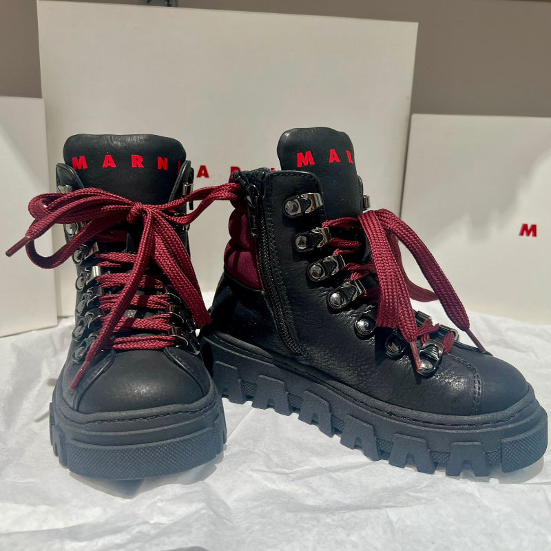 Lace Boots - Black