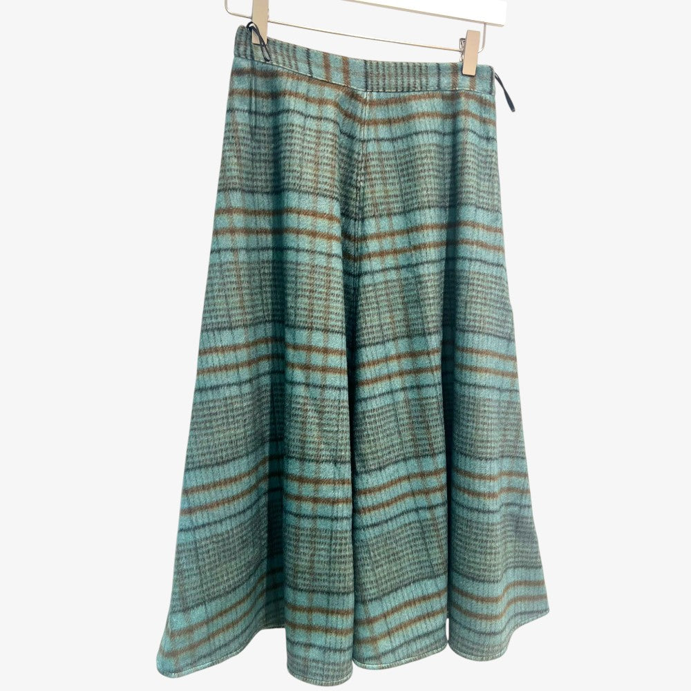 Plaid Skirt - Blue
