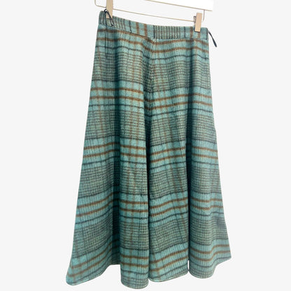 Plaid Skirt - Blue